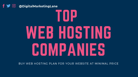 Top Web hosting Companies for Websites and Blogs