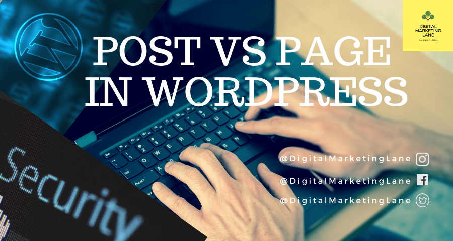 Posts vs Page in WordPress
