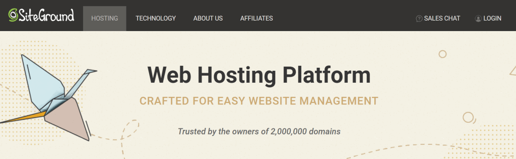 SiteGround WordPress Hosting Platform