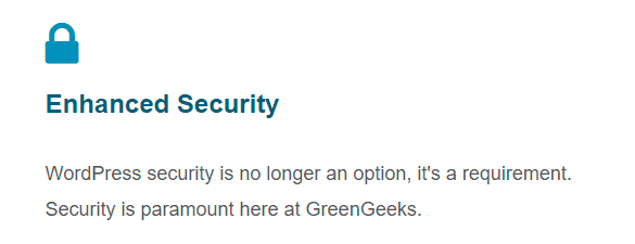 GreenGeeks Security
