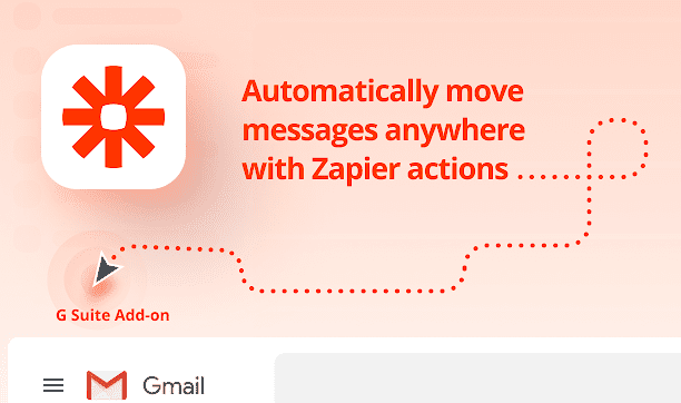 Zapier for Gmail Add on