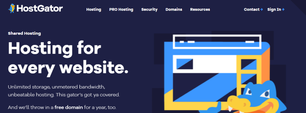 Hostgator Website 