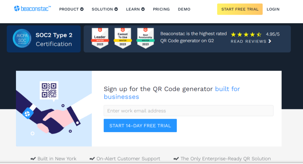 Beaconstac’s QR Code solution-Best  QR Code Generator Online